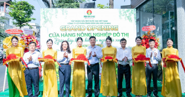 Phân bón Cà Mau khai trương cửa hàng Nông nghiệp đô thị đầu tiên tại TP Hồ Chí Minh