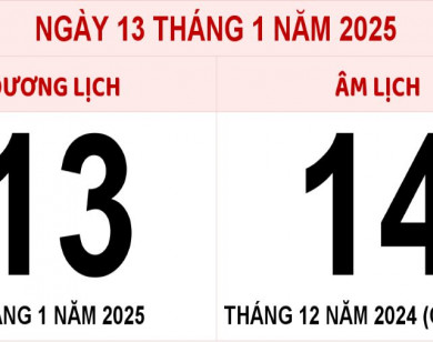 Lịch âm 13/1 chính xác nhất, lịch vạn niên ngày 13/1/2025: Việc nên và không nên làm?