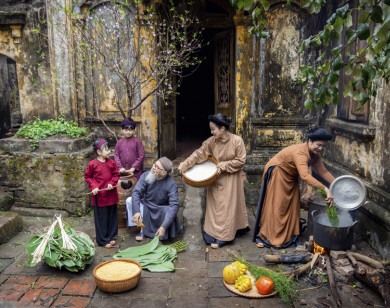 Cơm nhà và cỗ Tết