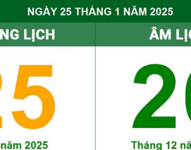 Lịch âm 25/1 chính xác nhất, lịch vạn niên ngày 25/1/2025: Việc nên và không nên làm?