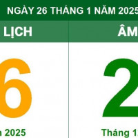 Lịch âm 26/1 chính xác nhất, lịch vạn niên ngày 26/1/2025: Việc nên và không nên làm?