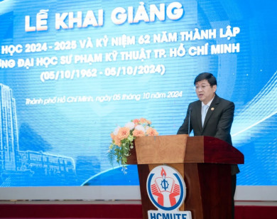 PGS.TS. Lê Hiếu Giang làm Hiệu trưởng Trường Đại học Sư phạm Kỹ thuật TP Hồ Chí Minh