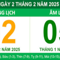 Lịch âm 2/2 chính xác nhất, lịch vạn niên ngày 2/2/2025: Việc nên và không nên làm?