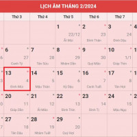 Lịch âm 13/2 chính xác nhất, lịch vạn niên ngày 13/2/2025: Việc nên và không nên làm?