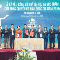 Phân Bón Cà Mau – Nhà tài trợ kim cương giải bóng chuyền vô địch quốc gia 2025