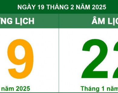 Lịch âm 19/2 chính xác nhất, lịch vạn niên ngày 19/2/2025: Việc nên và không nên làm?