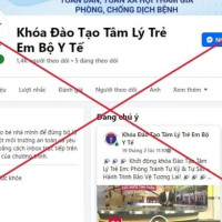 Mạo danh Bộ Y tế mở khóa đào tạo tâm lý cho trẻ để lừa đảo