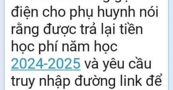 Giả mạo giáo viên hoàn tiền học phí để lừa đảo