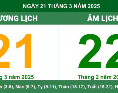 Lịch âm 21/3 chính xác nhất, lịch vạn niên ngày 21/3/2025: Việc nên và không nên làm?