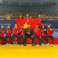 Wushu Việt Nam giành ngôi ''á quân'' Cúp tán thủ thế giới 2025