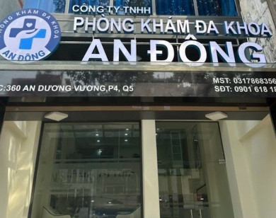 Phạt và đình chỉ hoạt động Phòng khám đa khoa An Đông