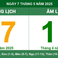 Lịch âm 7/5 chính xác nhất, lịch vạn niên ngày 7/5/2025: Việc nên và không nên làm?