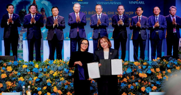 Vinpearl ký kết MOU với 4 hãng lữ hành hàng đầu Liên bang Nga