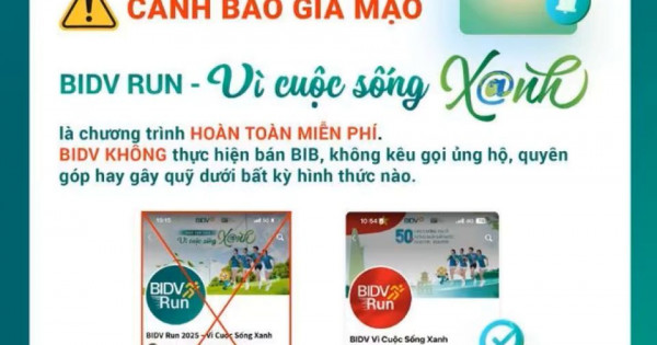 Xuất hiện fanpage giả mạo BIDV, người dùng cần cảnh giác
