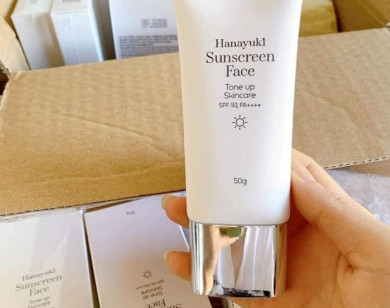 Thu hồi toàn quốc lô kem chống nắng Hanayuki Sunscreen Body ghi nhãn 'lố'