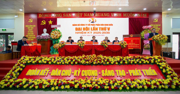 Công ty CP Phân bón Bình Điền tổ chức thành công đại hội Đảng bộ lần thứ V, nhiệm kỳ 2025–2030