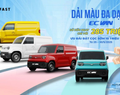 Không chỉ “rần rần” trên mạng, VinFast EC Van còn được nhiều chủ hộ kinh doanh gia đình săn đón