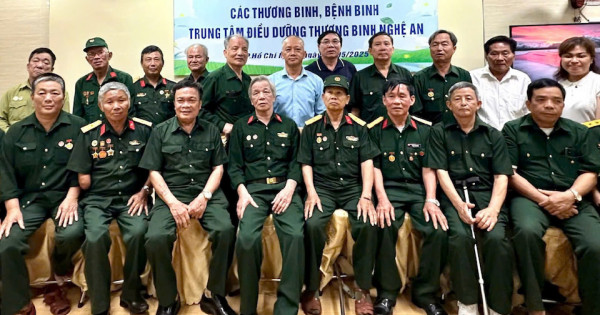 Ấm áp nghĩa tình quê hương trong buổi gặp mặt tri ân thương, bệnh binh Nghệ An – Hà Tĩnh tại TP Hồ Chí Minh