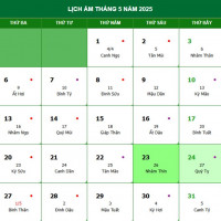 Lịch âm 24/5 chính xác nhất, lịch vạn niên ngày 24/5/2025: Việc nên và không nên làm?