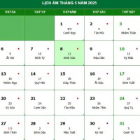 Lịch âm 27/5 chính xác nhất, lịch vạn niên ngày 27/5/2025: Việc nên và không nên làm?