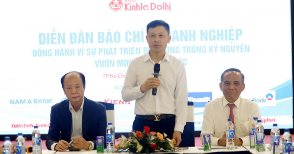 Diễn đàn: “Báo chí đồng hành cùng doanh nghiệp vì sự phát triển bền vững trong kỷ nguyên vươn mình của dân tộc”