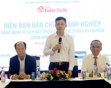 Diễn đàn: “Báo chí đồng hành cùng doanh nghiệp vì sự phát triển bền vững trong kỷ nguyên vươn mình của dân tộc”