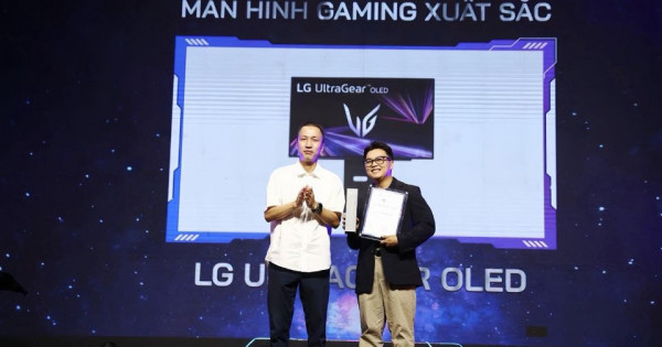 3 năm liên tiếp LG UltraGear OLED thống trị hạng mục “Màn hình gaming xuất sắc” tại Vietnam GameVerse