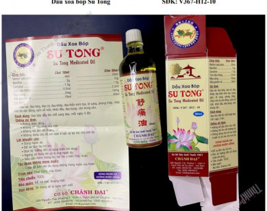 Cảnh báo 3 loại dầu xoa bóp giả ghi nhãn "Chánh Đại sản xuất"