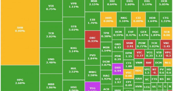 Thị trường chứng khoán thăng hoa, VN-Index tái lập mốc 1.320 điểm