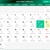 Lịch âm 15/6 chính xác nhất, lịch vạn niên ngày 15/6/2025: Việc nên và không nên làm?