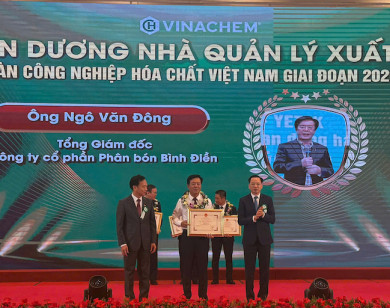 Ông Ngô Văn Đông được vinh danh Nhà lãnh đạo xuất sắc của Tập đoàn Hóa chất Việt Nam giai đoạn 2020-2025