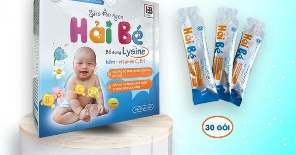 Cục An toàn thực phẩm khuyến cáo không sử dụng Siro ăn ngon Hải Bé