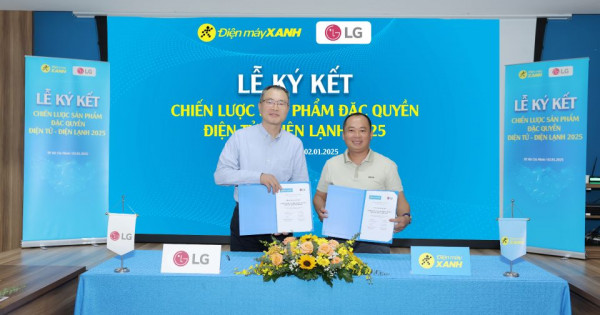 LG và Điện Máy Xanh hợp tác chiến lược, phân phối LG NanoCell AI 2025 kèm gói ưu đãi lên đến 25%