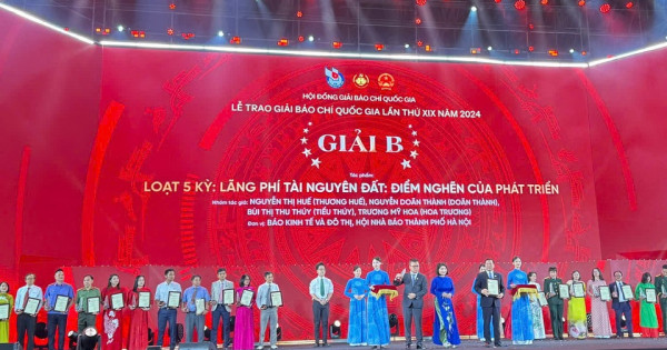 Báo Kinh tế & Đô thị đoạt 3 Giải Báo chí Quốc gia lần thứ XIX - năm 2024