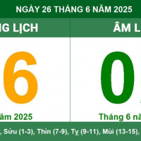 Lịch âm 26/6 chính xác nhất, lịch vạn niên ngày 26/6/2025: Việc nên và không nên làm?