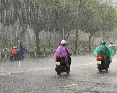 Thời tiết ngày 26/6/2025: Bắc Bộ có mưa rào và dông