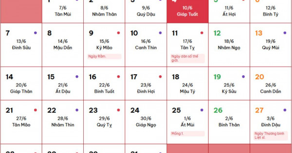 Lịch âm 4/7 chính xác nhất, lịch vạn niên ngày 4/7/2025: Việc nên và không nên làm?