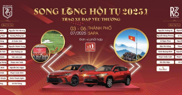 Giải Golf Song Long Hội Tụ 2025: Gắn kết đam mê Golf với hành trình thiện nguyện vùng cao