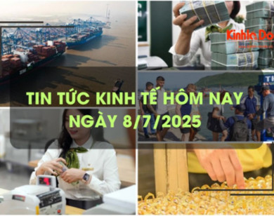 Tin tức kinh tế 8/7: dư nợ tín dụng nửa đầu năm tăng cao nhất kể từ 2023