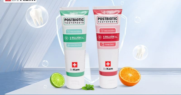 DrKam Postbiotic - Kem đánh răng sinh học Việt Nam tiên phong ứng dụng lợi khuẩn bất hoạt
