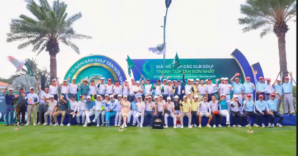 Vòng bảng giải vô địch các CLB golf tranh cúp Tân Sơn Nhất 2025 thành công rực rỡ
