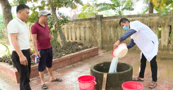 Hướng dẫn xử lý nước an toàn sau mưa lũ: Khử trùng nước bằng hóa chất