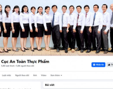 Phát hiện trang mạo danh Cục An toàn thực phẩm trên mạng xã hội