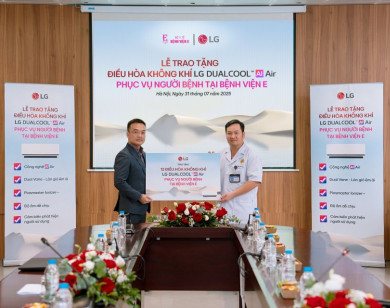 LG Electronics Việt Nam đồng hành, góp phần nâng cao chất lượng khám, chữa bệnh tại bệnh viện E