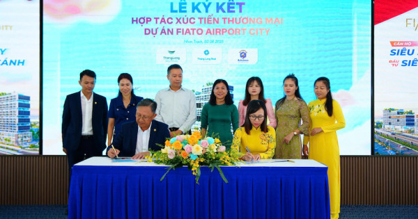 Thang Long Real Group (TLRG) khẳng định uy tín với lễ cất nóc Block Galaxy và ký kết hợp tác HUB TMDV FIATO AIRPORT CITY
