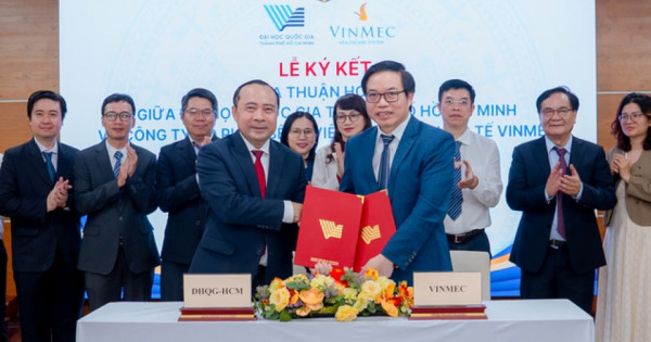 Vinmec và Đại học Quốc gia TP Hồ Chí Minh hợp tác chiến lược: Hợp lực phát triển nhân lực y tế chất lượng cao