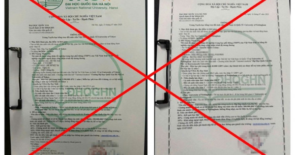 Mạo danh trường Đại học Quốc gia Hà Nội để lừa đảo 'trúng tuyển'