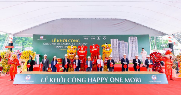 Vạn Xuân Group chính thức Khởi công dự án Happy One Mori