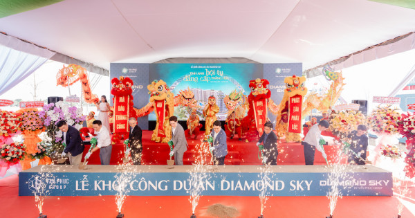 Khởi công Diamond Sky - Khu phức hợp căn hộ cao cấp và TTTM đầu tiên tại Van Phuc City