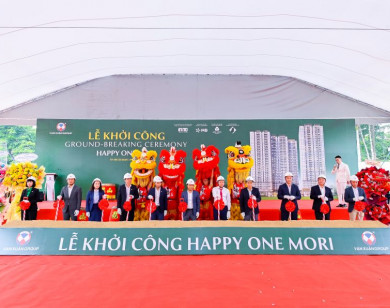 Vạn Xuân Group chính thức Khởi công dự án Happy One Mori